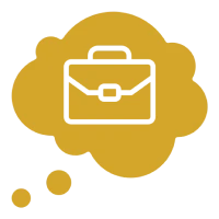 Career thinking symbol design